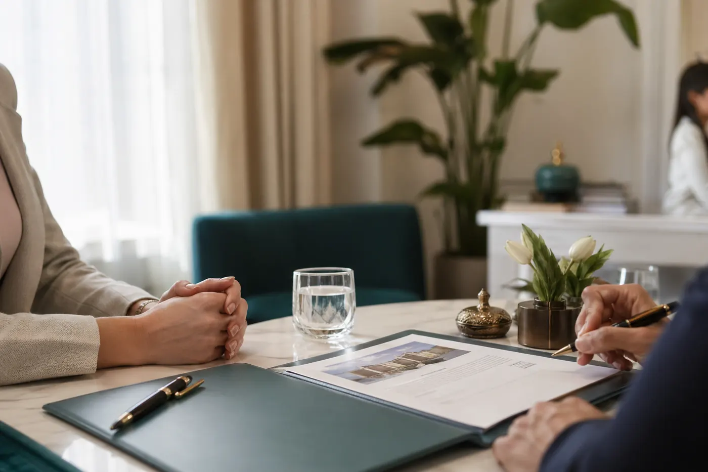 Sağlık kararlarında profesyonel değerlendirme gerekliliğini anlatan danışma sahnesi